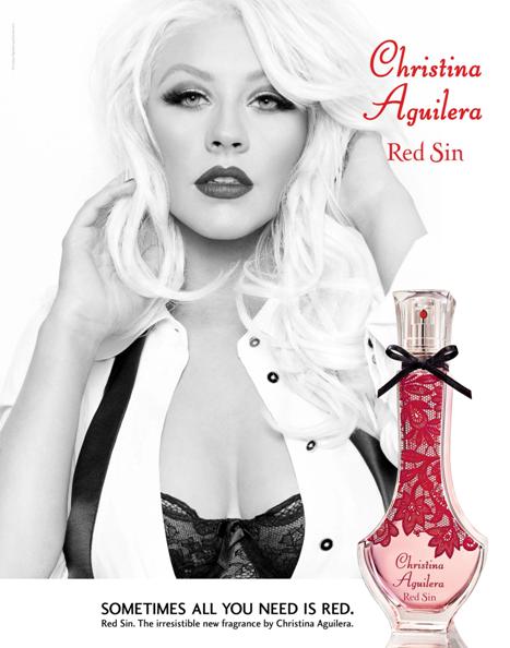Red Sin, el nuevo perfume de Christina Aguilera