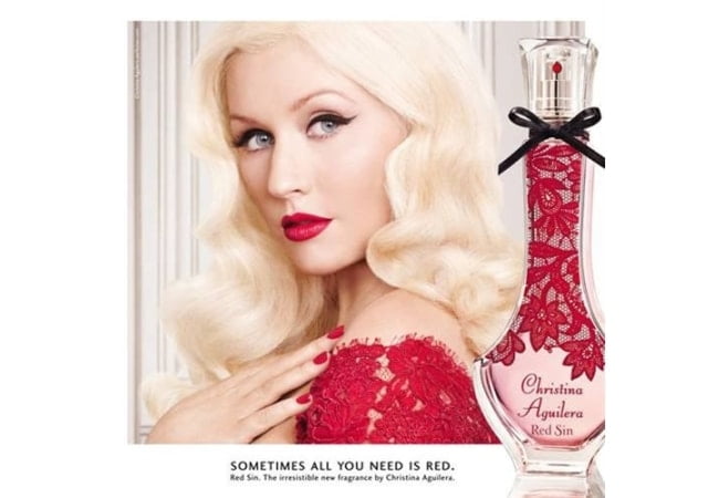 Red Sin, el nuevo perfume de Christina Aguilera 