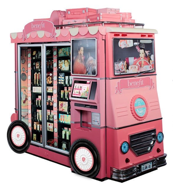 Máquinas expendedoras, lo último de Benefit