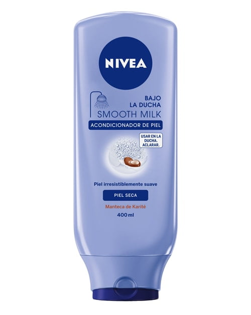 Nivea bajo la ducha, Smooth Milk con karité, ahora mucha más hidratación