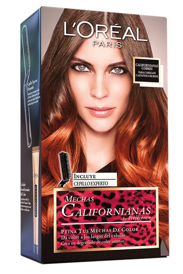 L'Oreal Paris Preference Mechas Californianas - Tinte, color castaños , 5 piezas, 200 gr